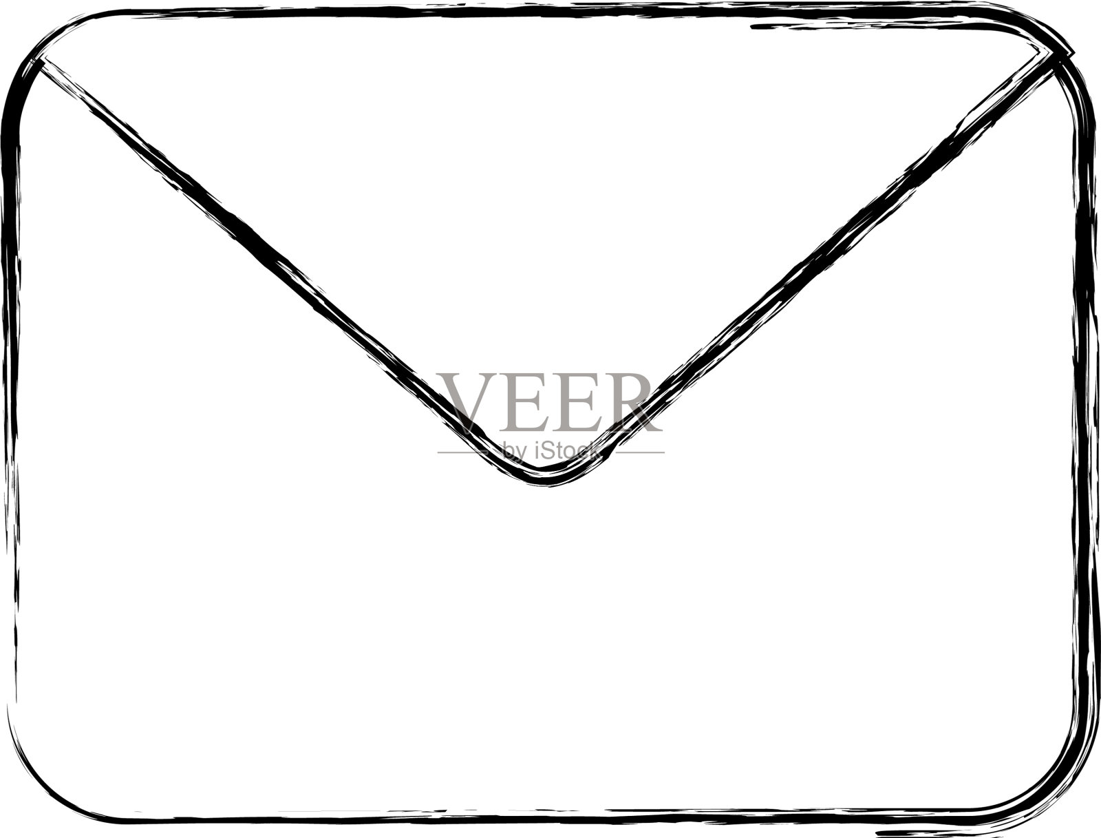 信封邮件平面图标设计元素图片