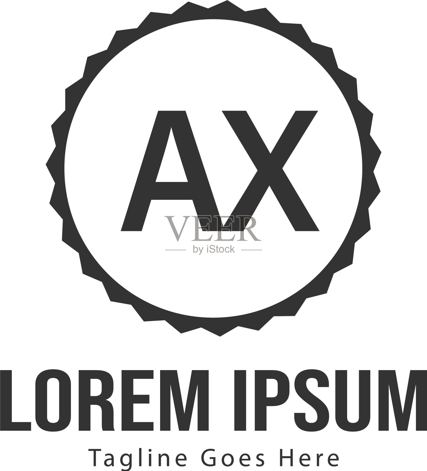 斧头字母标志设计创意现代斧头字母插画图片素材