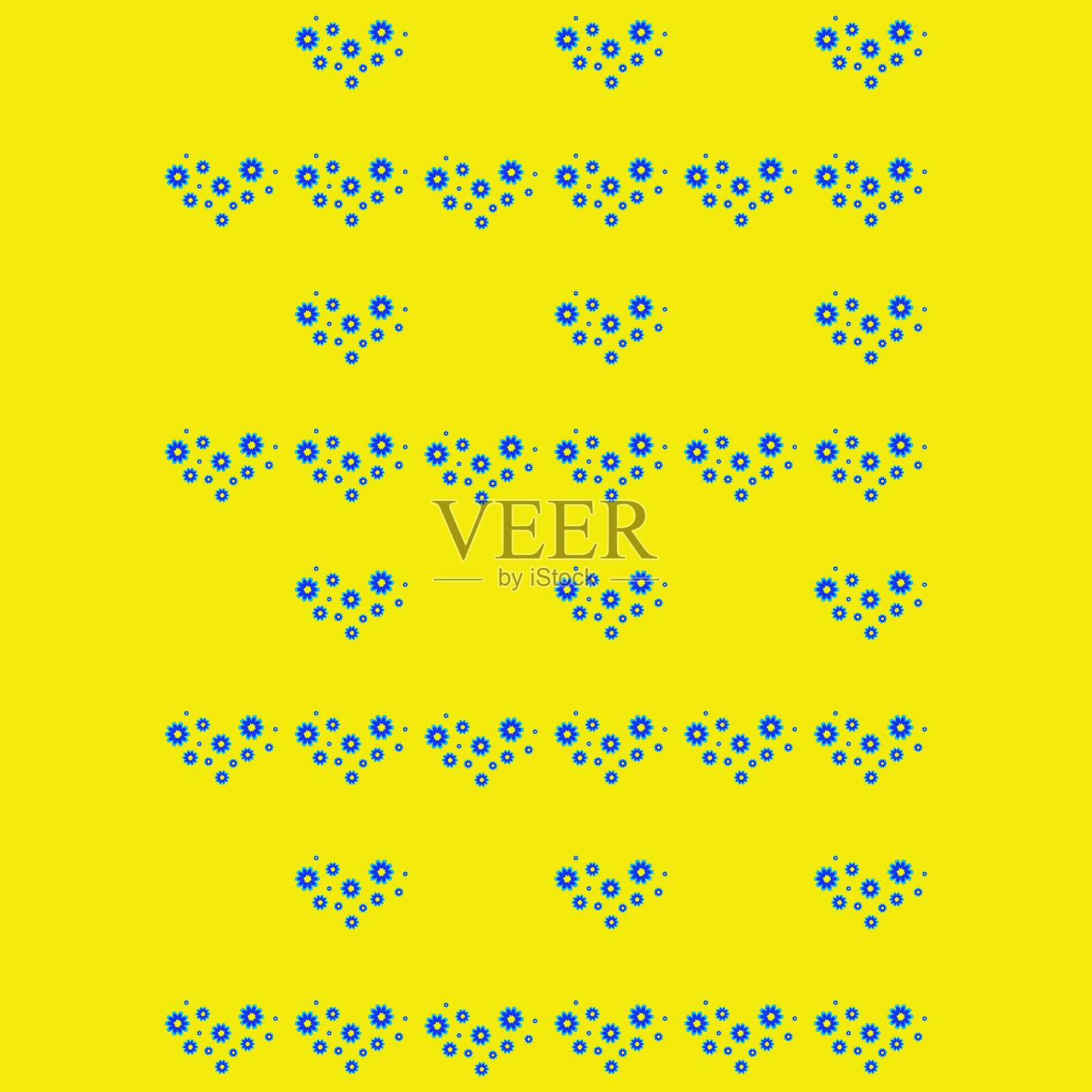 图案以花为背景插画图片素材