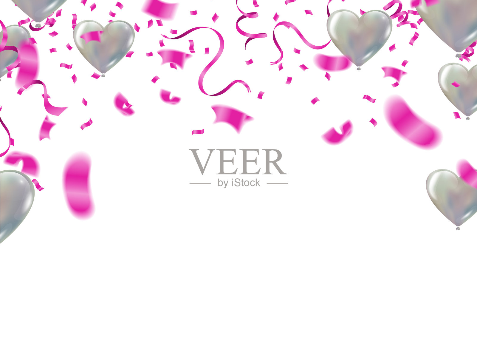 情人节横幅模板背景插画图片素材