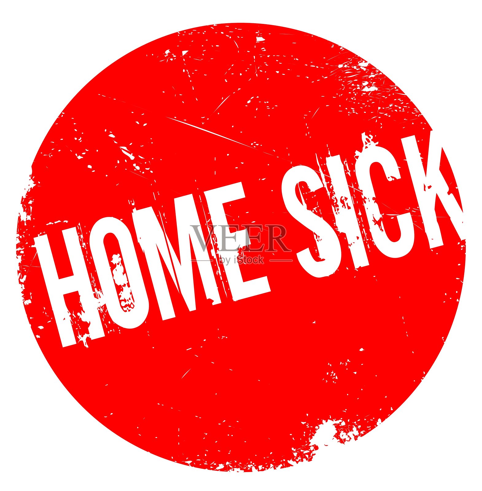 乡愁橡皮图章设计元素图片