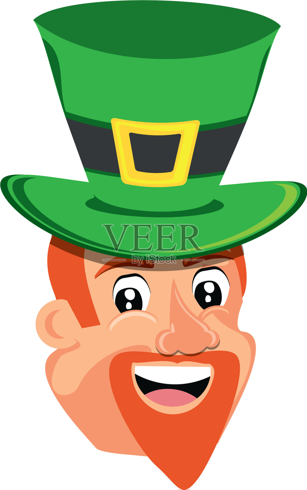 小精灵头像的头设计元素图片