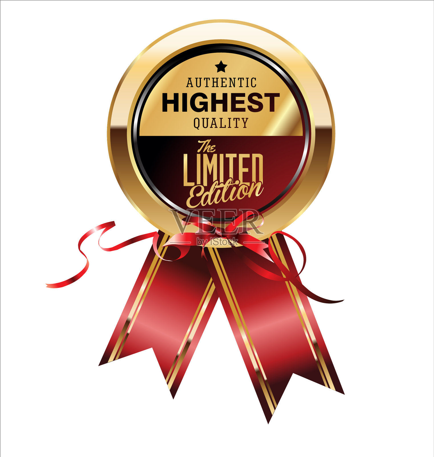 限量版复古复古黄金标签设计元素图片