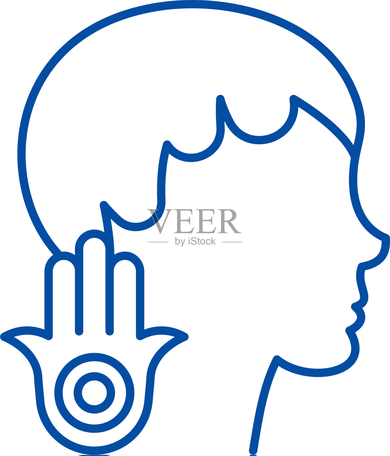 弱线图标概念弱平设计元素图片