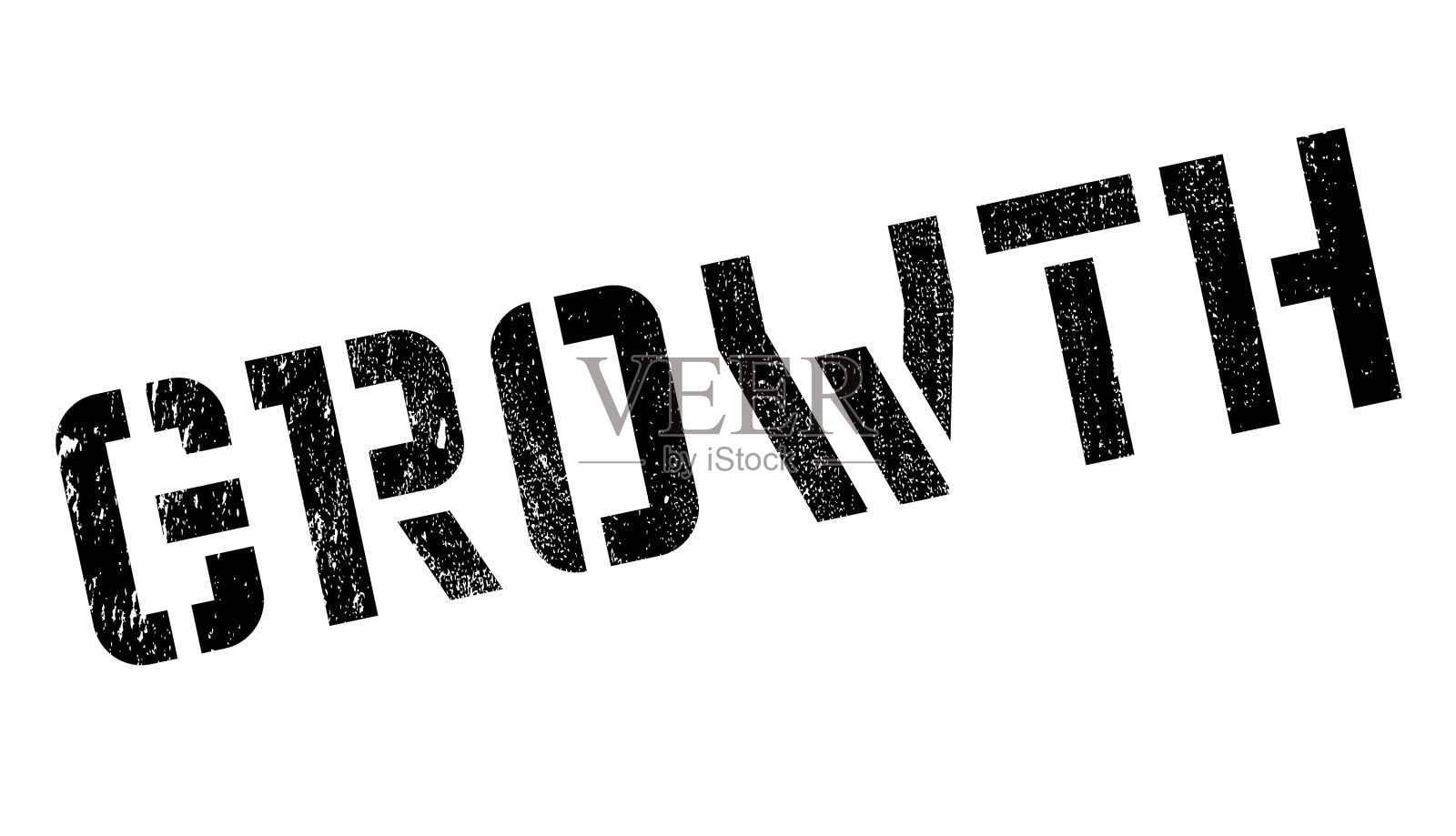 增长橡皮图章设计元素图片