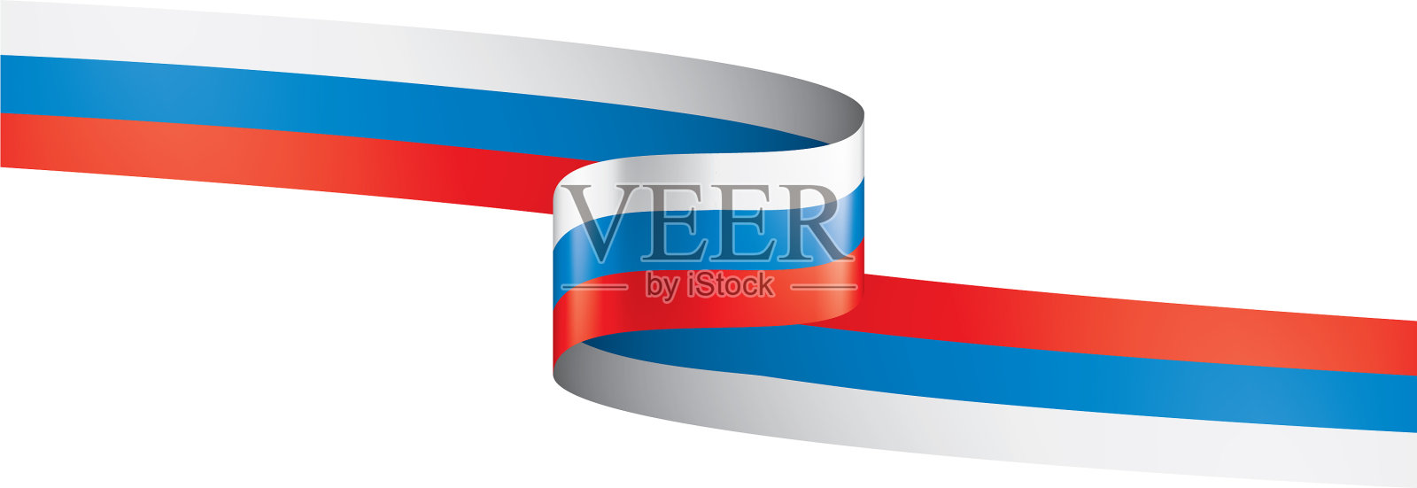 俄罗斯国旗上有白色设计元素图片