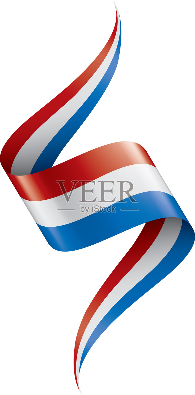 荷兰国旗上有白色设计元素图片