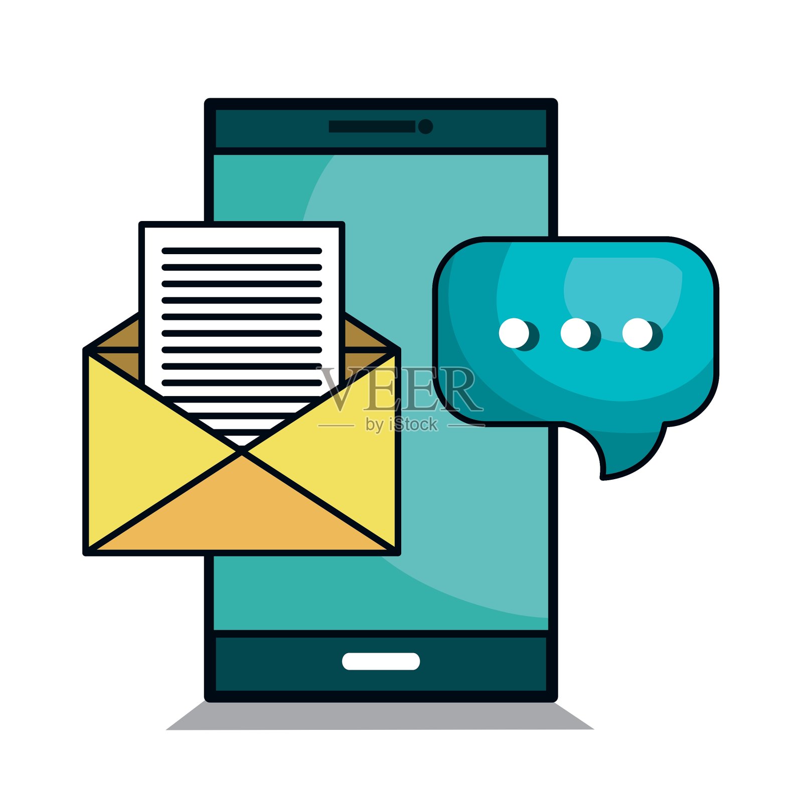 数字营销电子商务图标设计元素图片