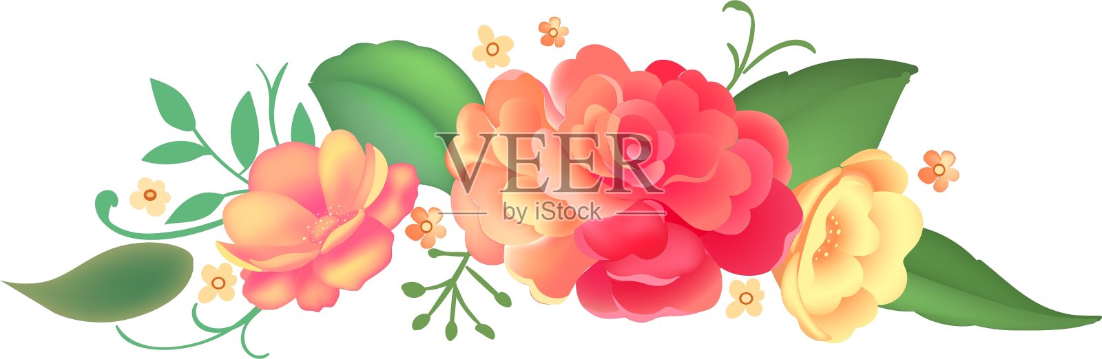 插花设计元素图片