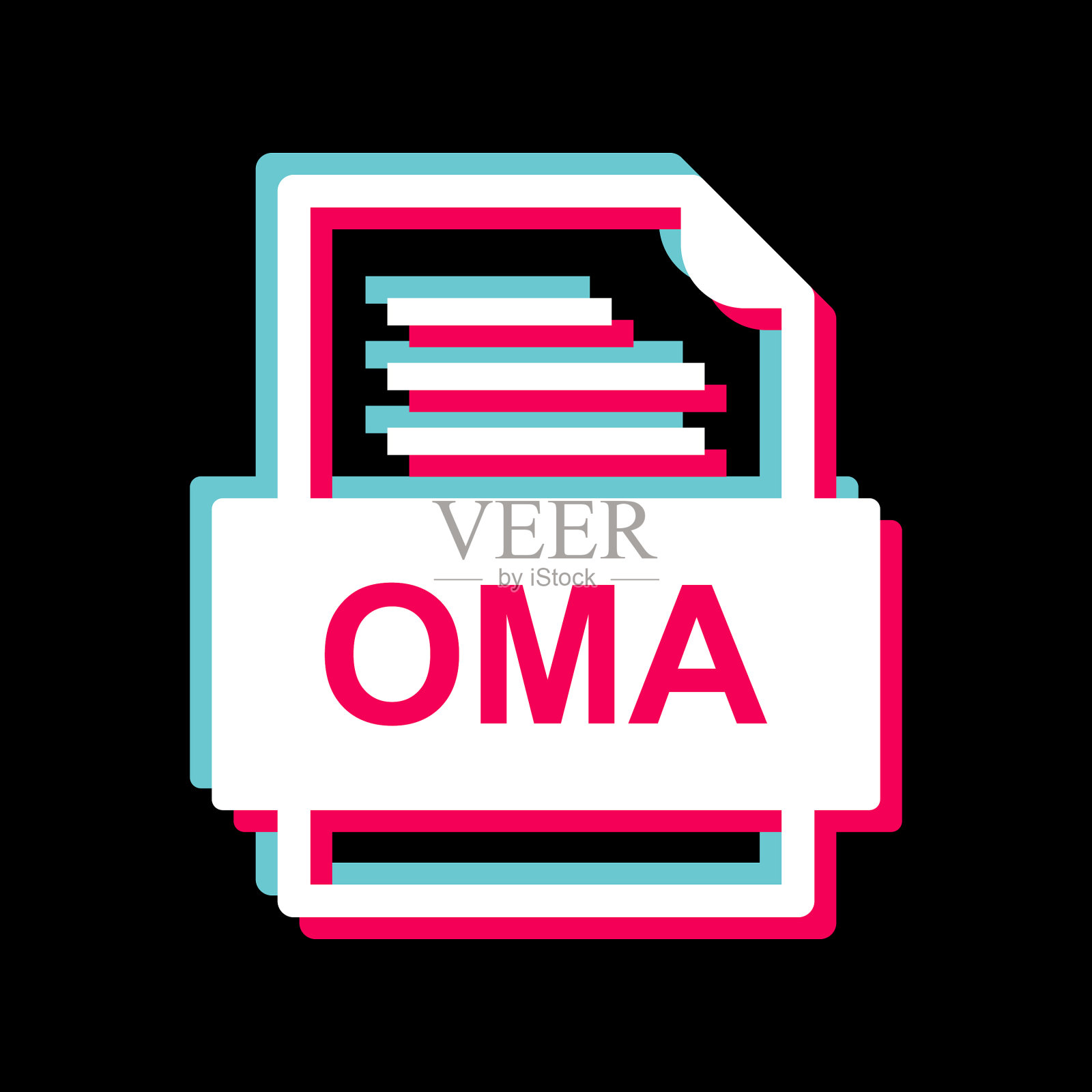 Oma文件文档图标插画图片素材