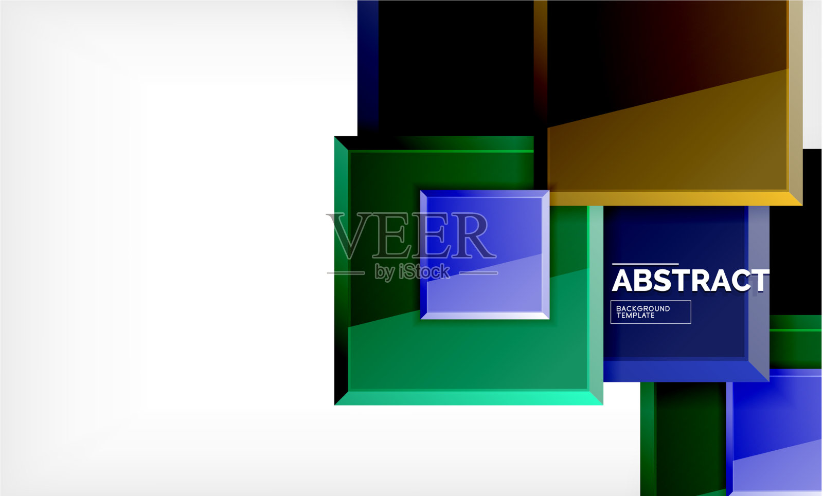 几何抽象背景现代广场插画图片素材