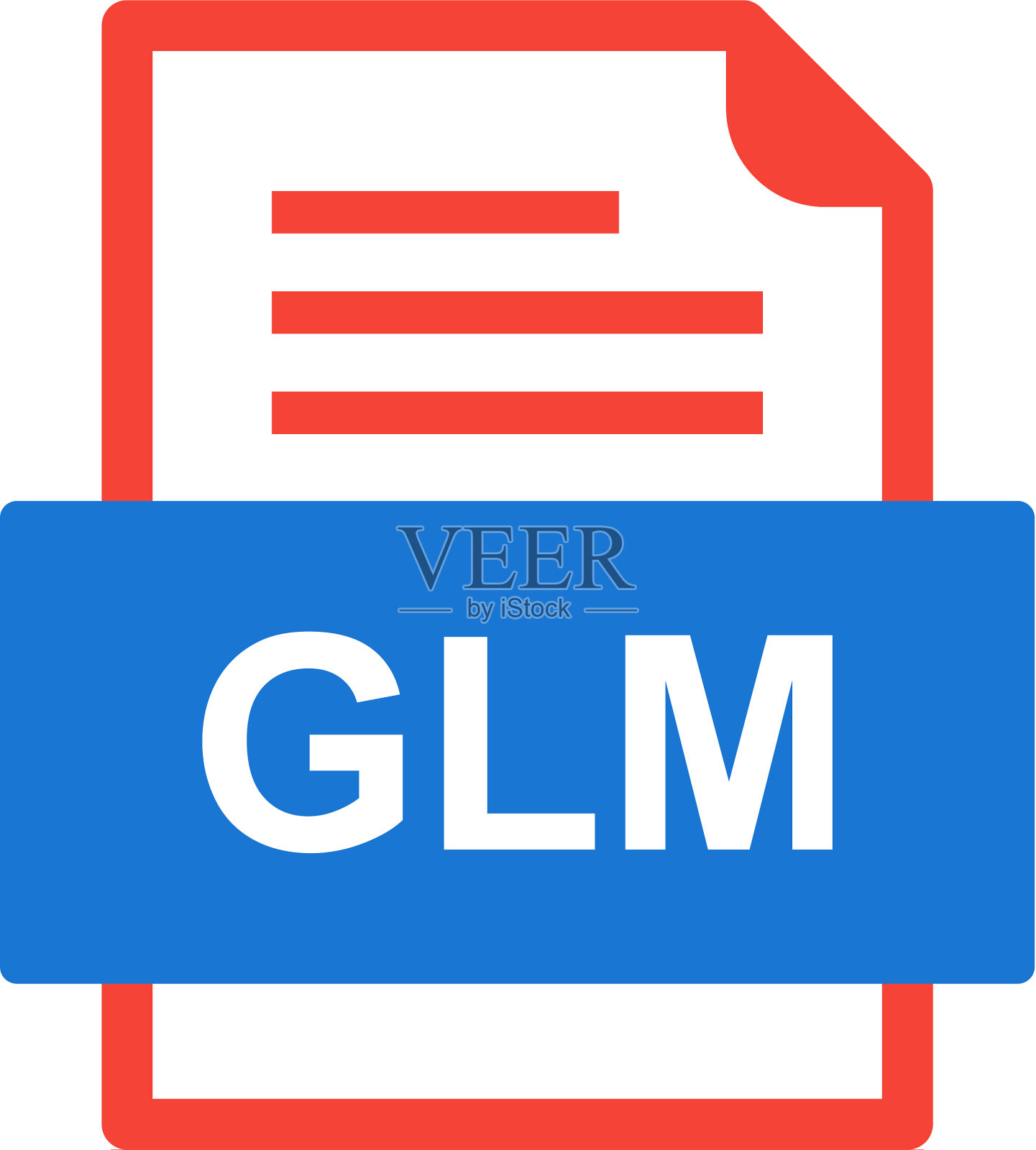 GLM文件文档图标设计元素图片