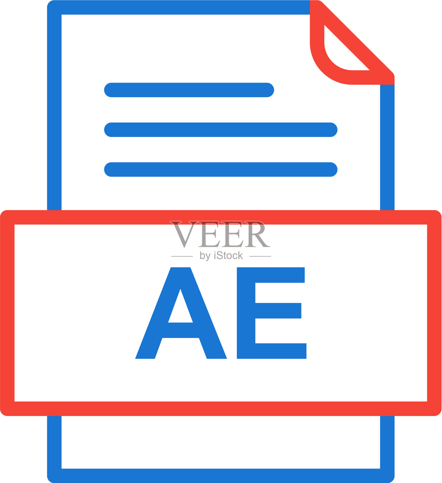 Ae文件文档图标设计元素图片