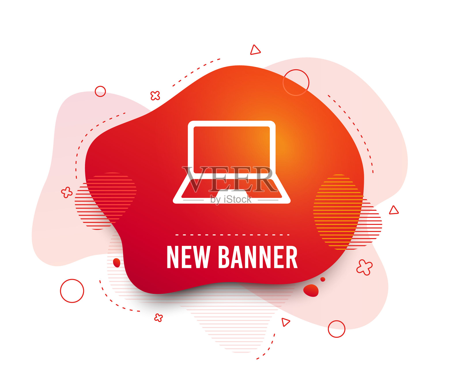 笔记本电脑标志图标笔记本电脑符号设计元素图片