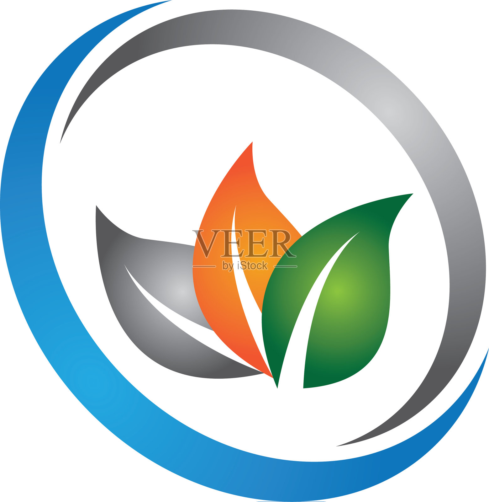 生态标志模板设计元素图片