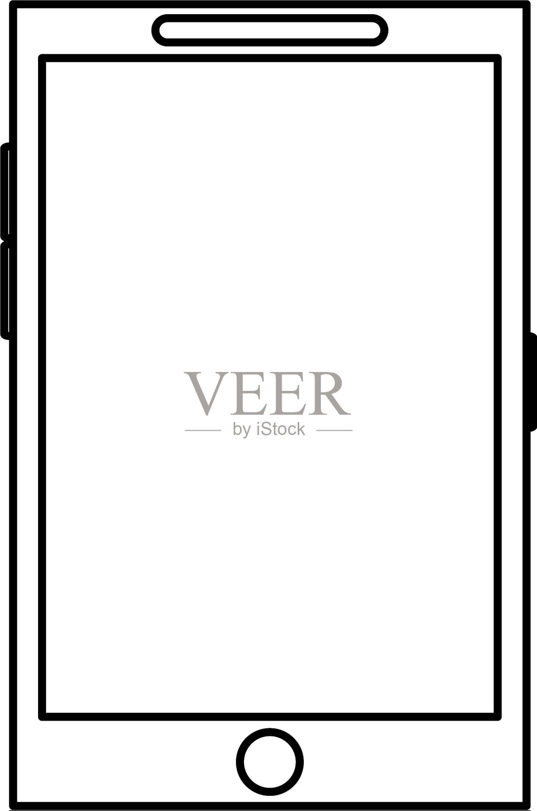 现代手机图标形象插画图片素材