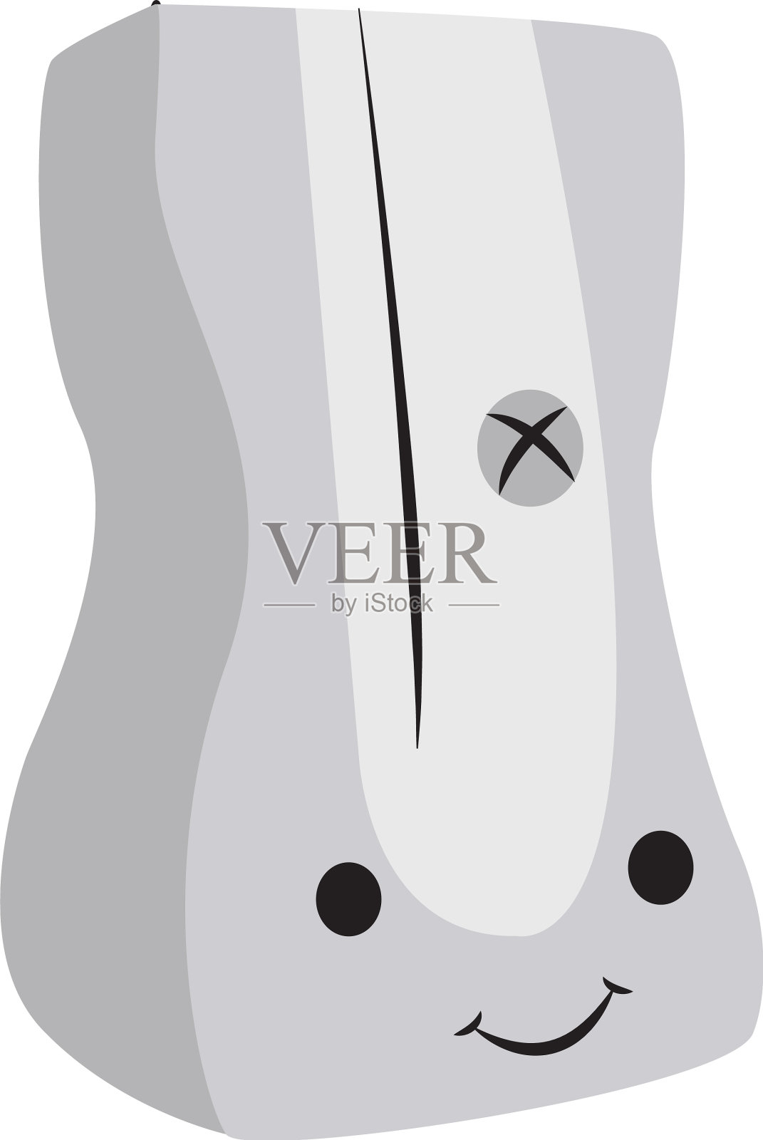 表情微笑卷笔刀或颜色插画图片素材