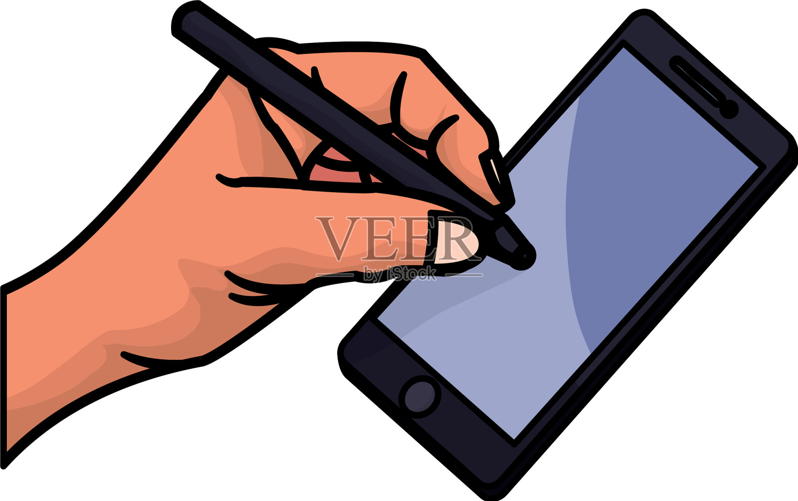 移动智能手机技术设计元素图片