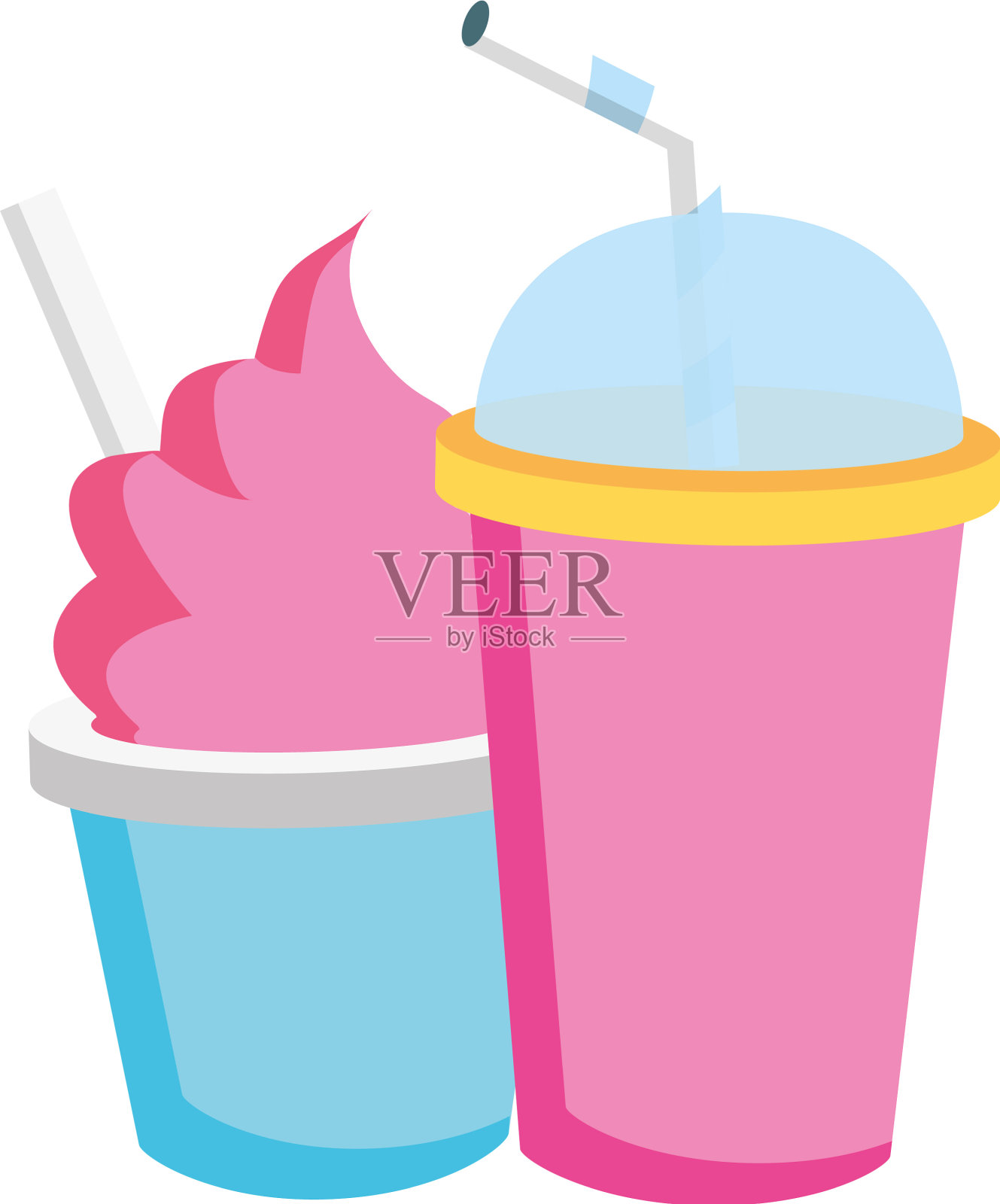 冰淇淋苏打食品设计元素图片