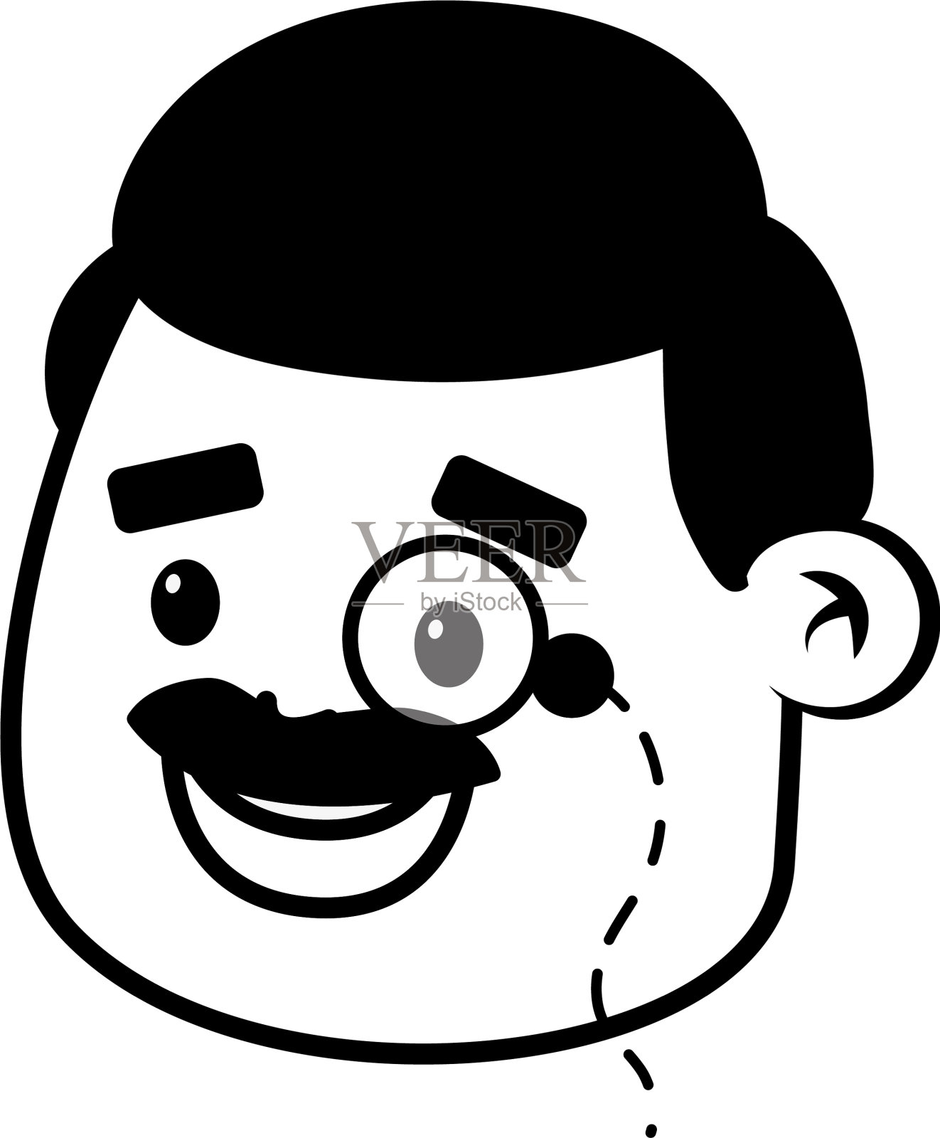 笑脸的人设计元素图片