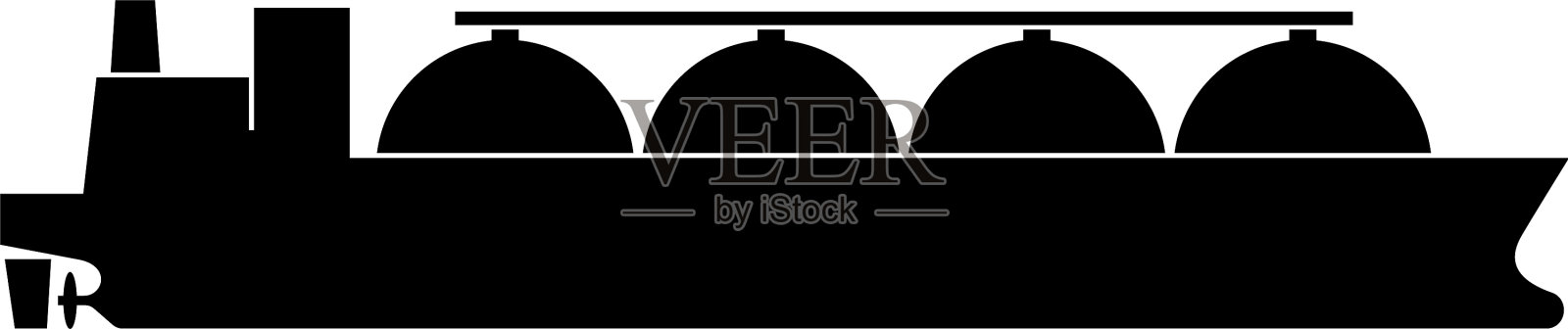 气体运输船图标设计元素图片