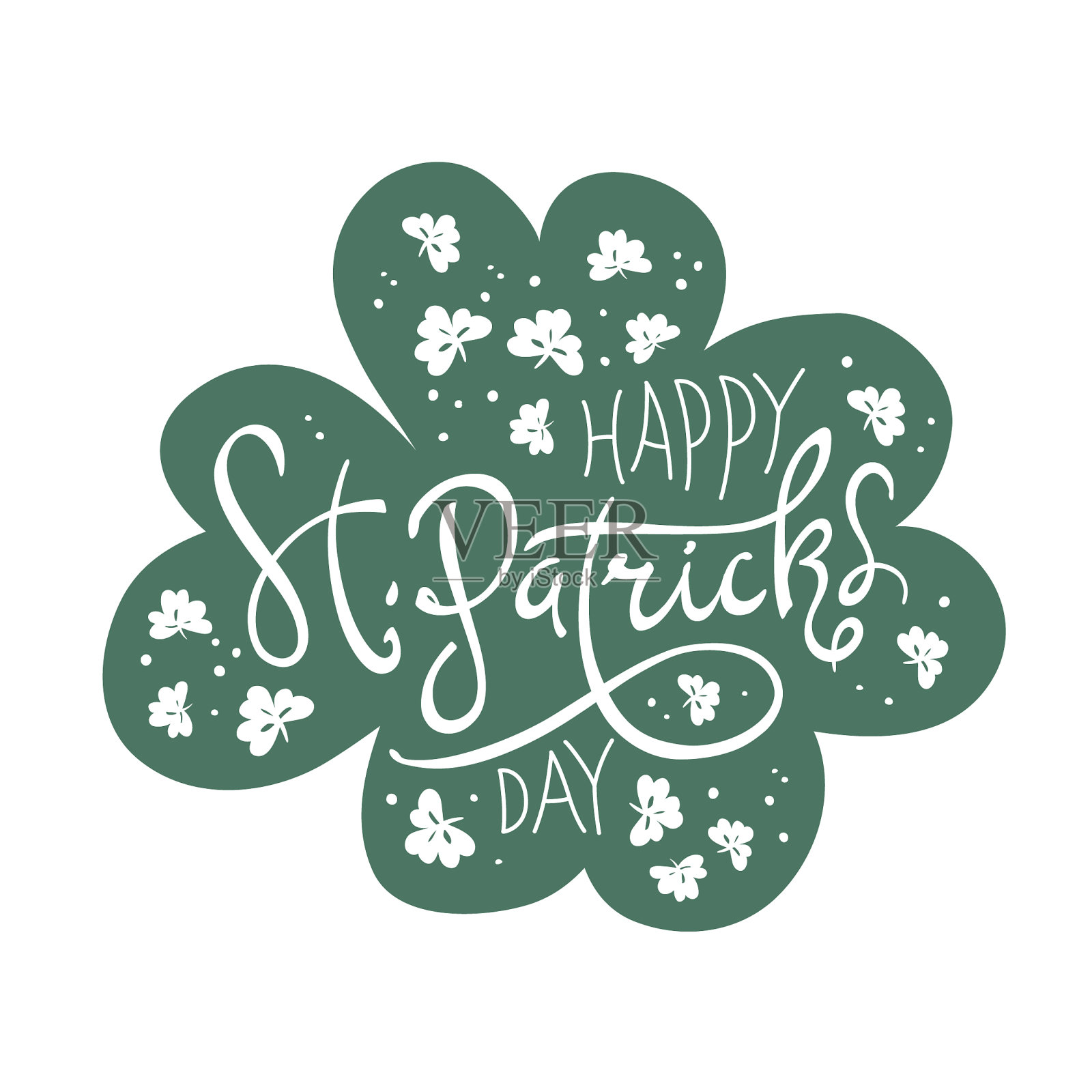 快乐的圣帕特里克节标志庆祝设计元素图片