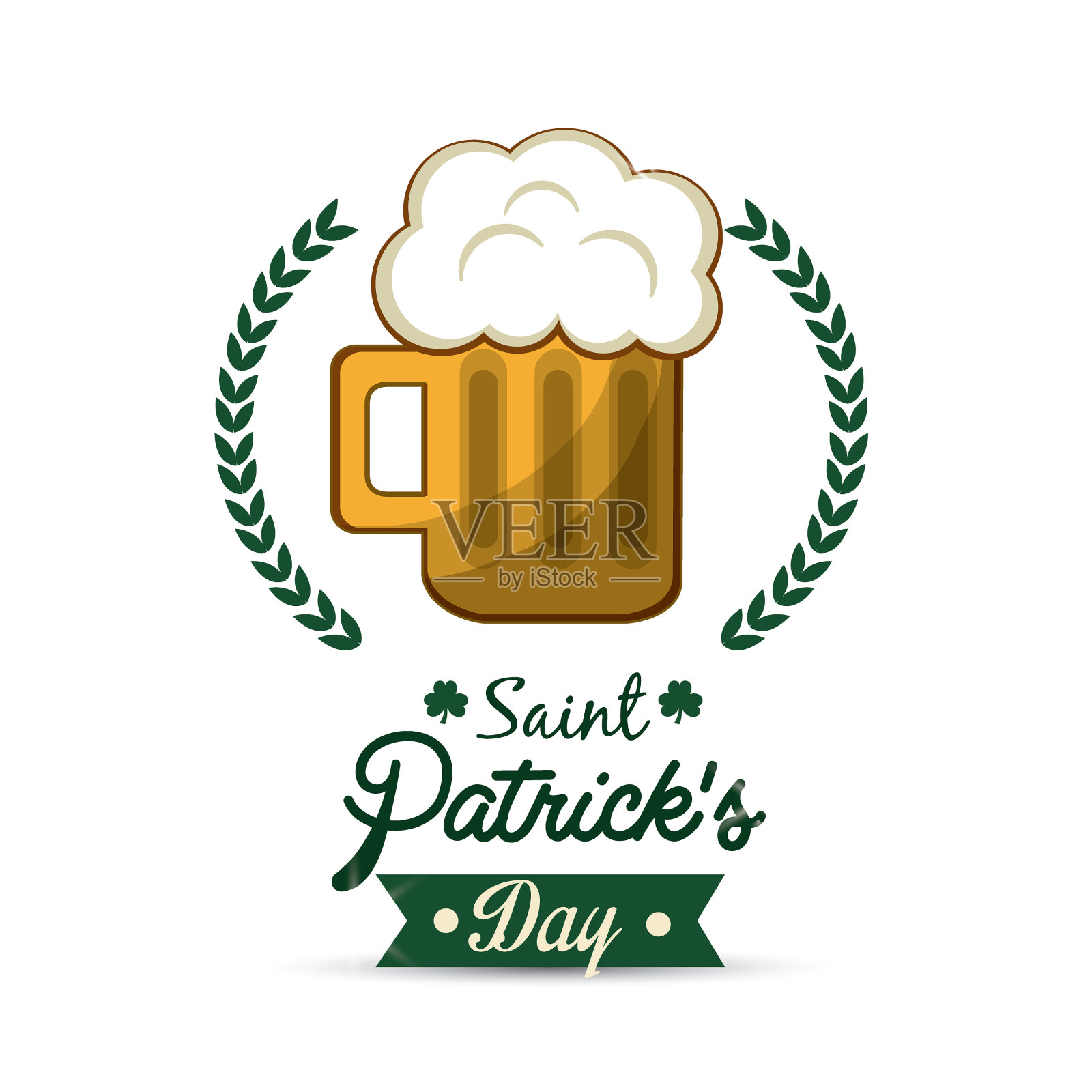 帕特里克日图标形象设计元素图片