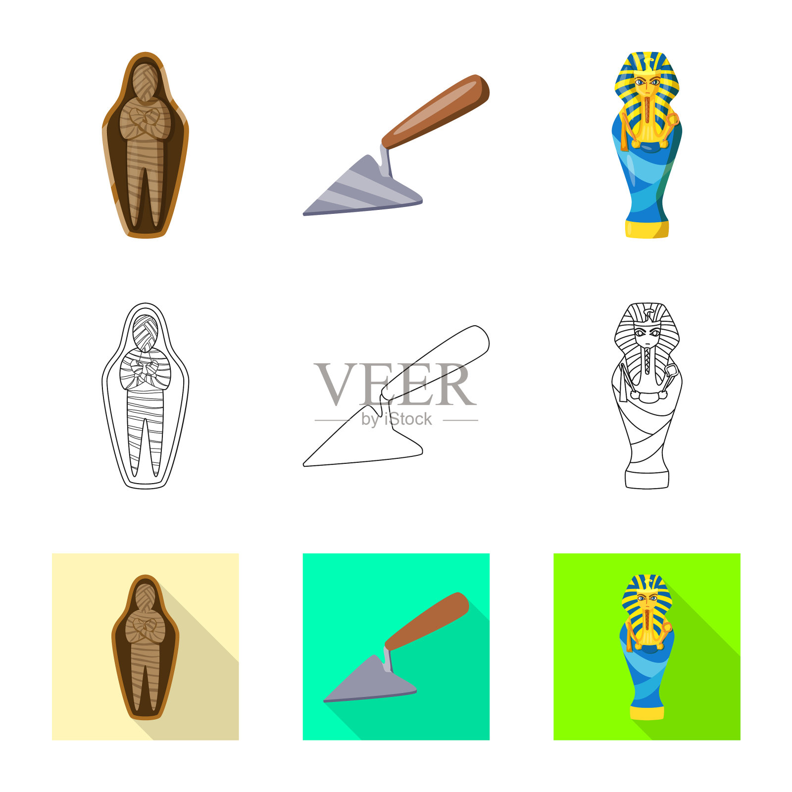 故事和道具符号插画图片素材