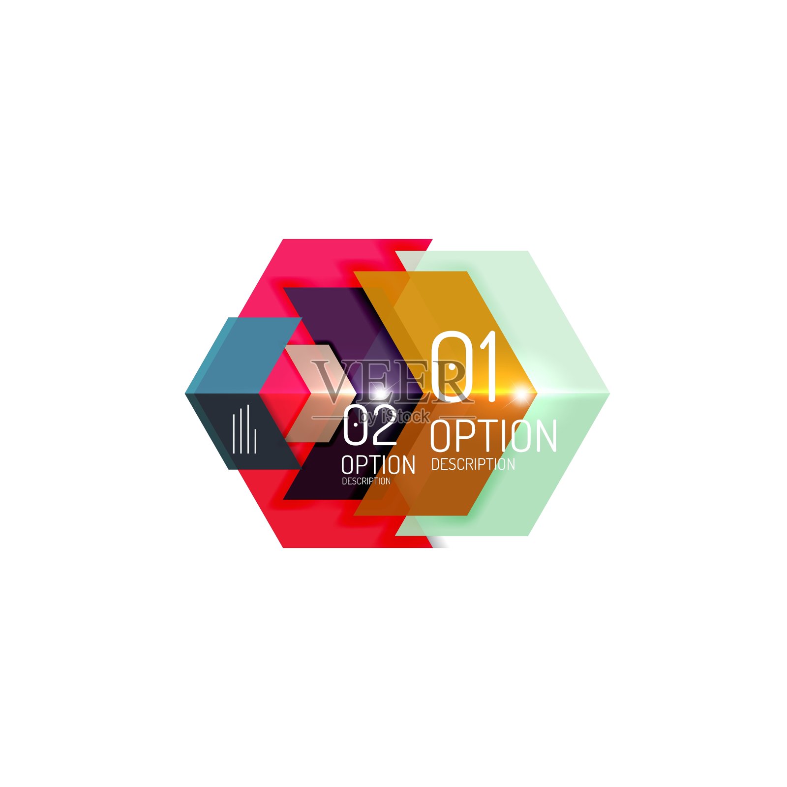 业务信息图选项选择设计元素图片