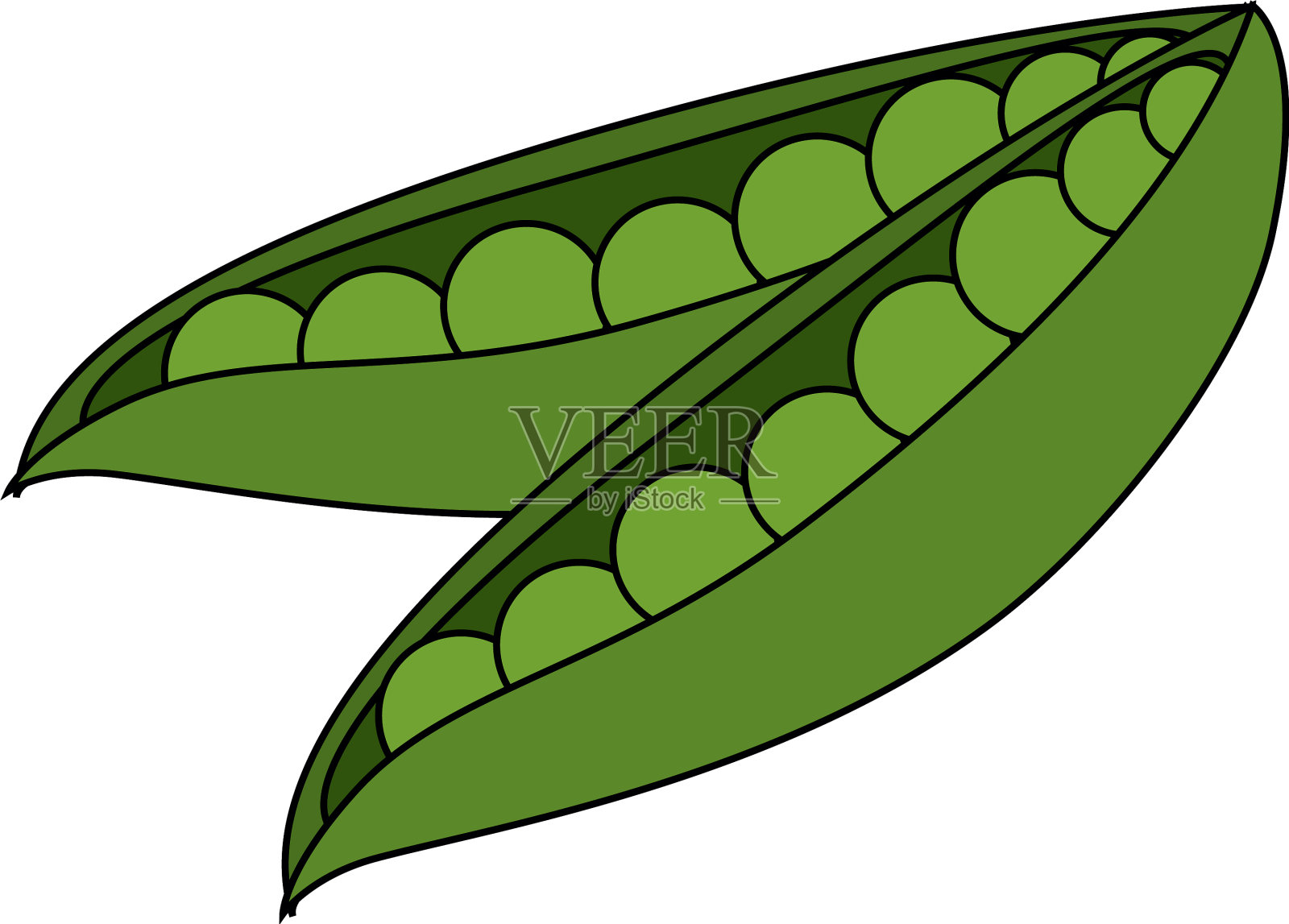 新鲜豆类素食设计元素图片