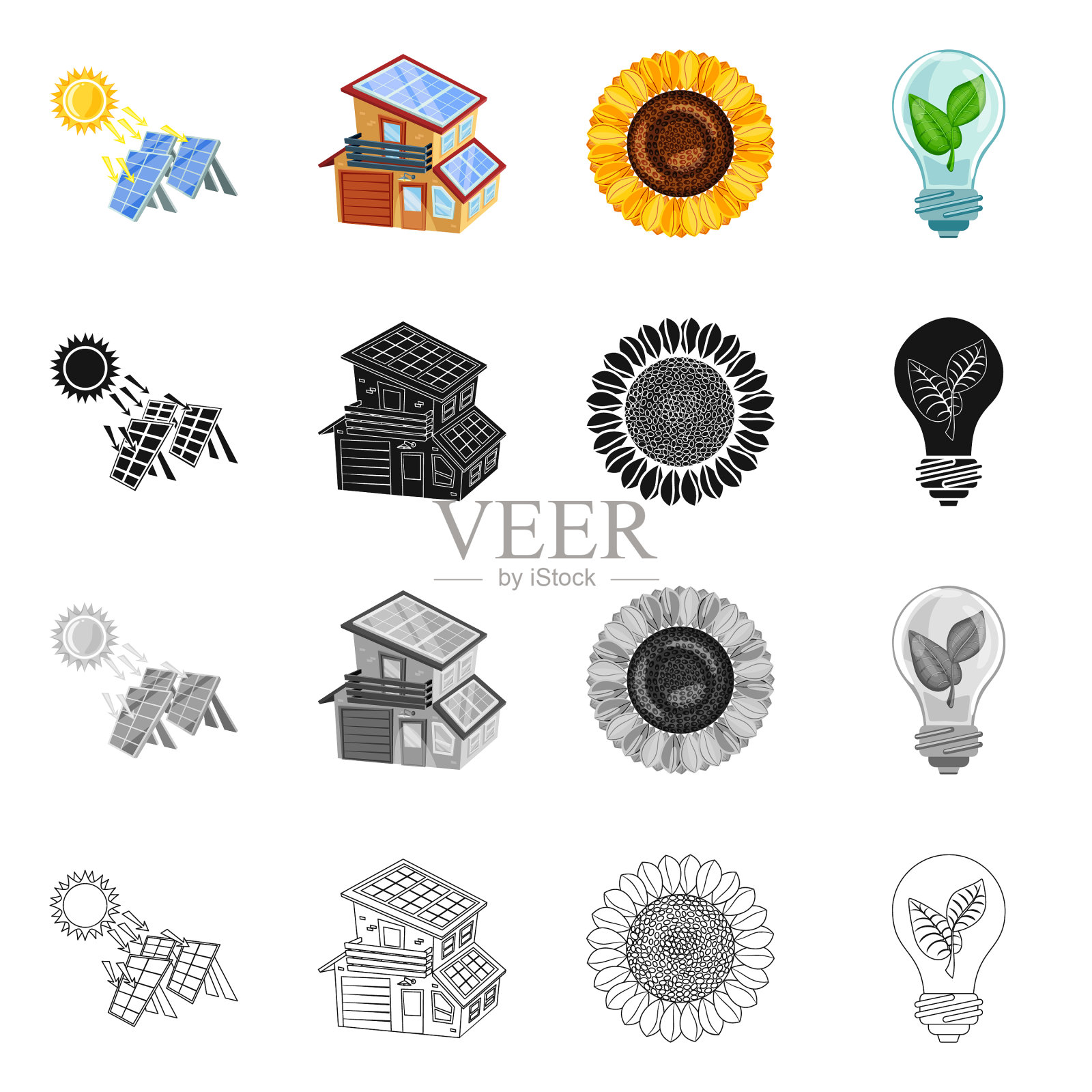 设计创新和科技的图标图标素材