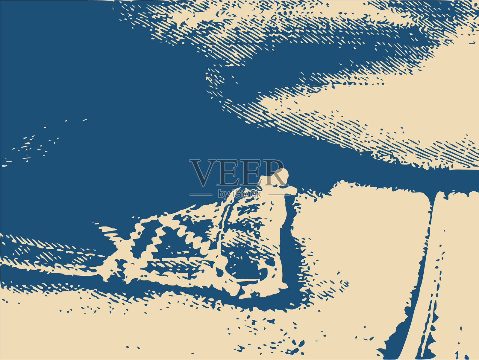 危难覆盖背景垃圾纤维纹理插画图片素材