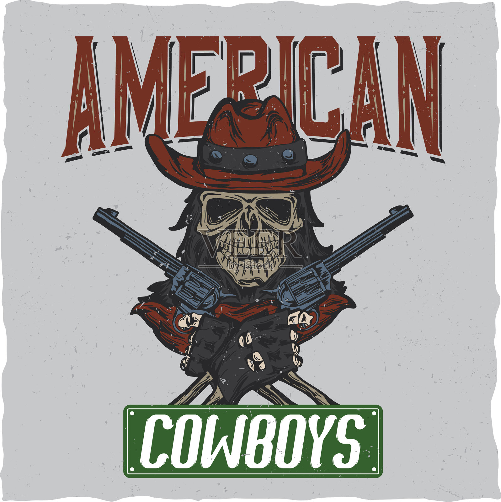 牛仔t恤标签设计插画图片素材