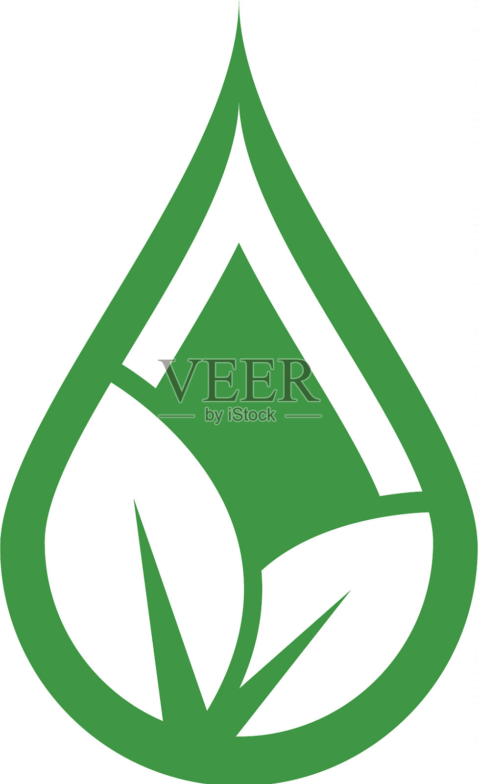 水滴标志模板设计设计元素图片