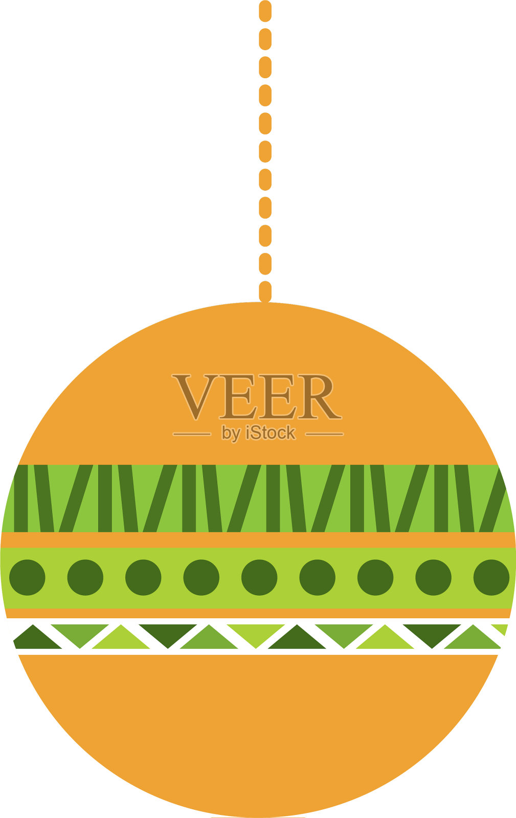 挂圣诞球设计元素图片