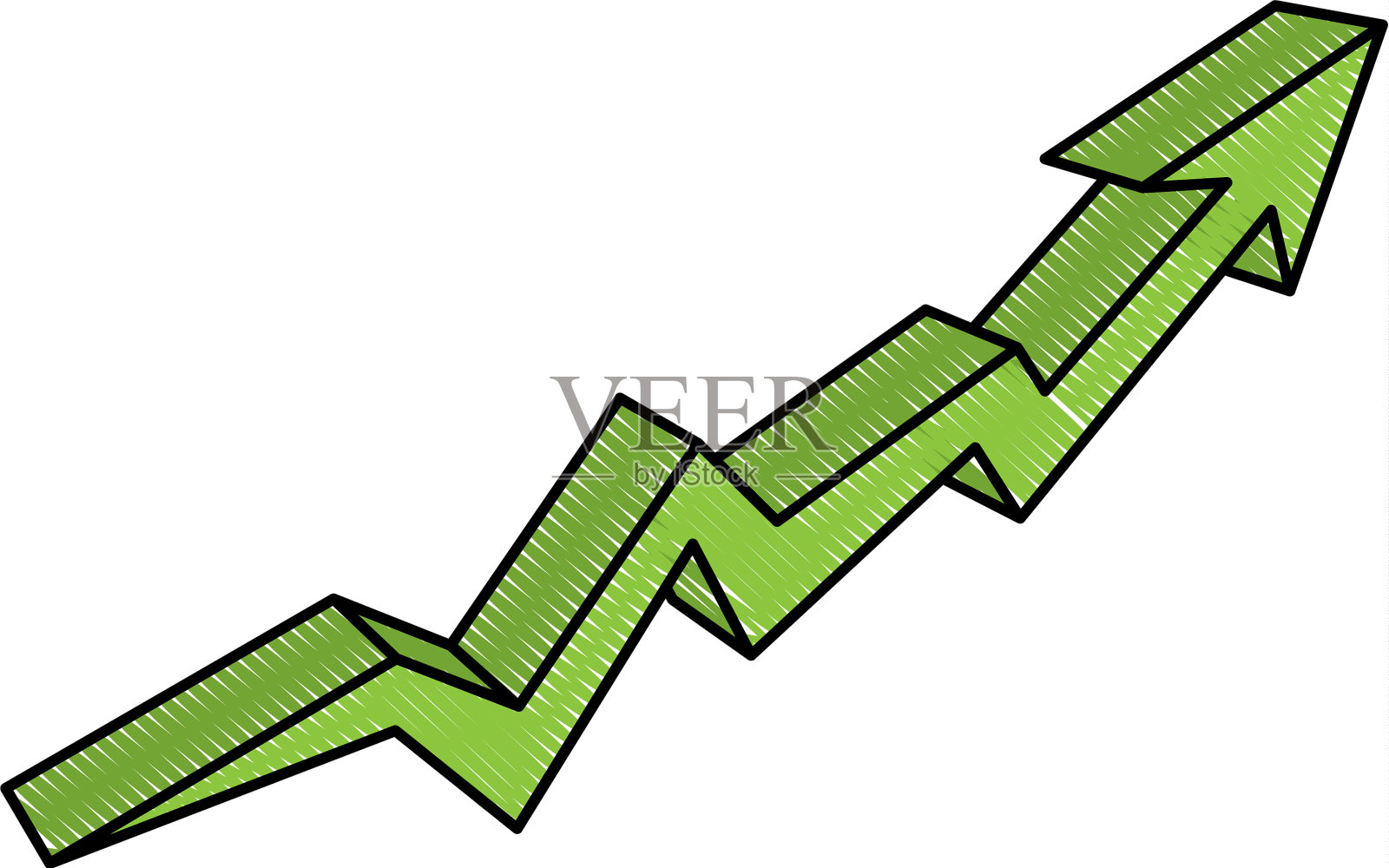 箭头增加孤立图标设计元素图片