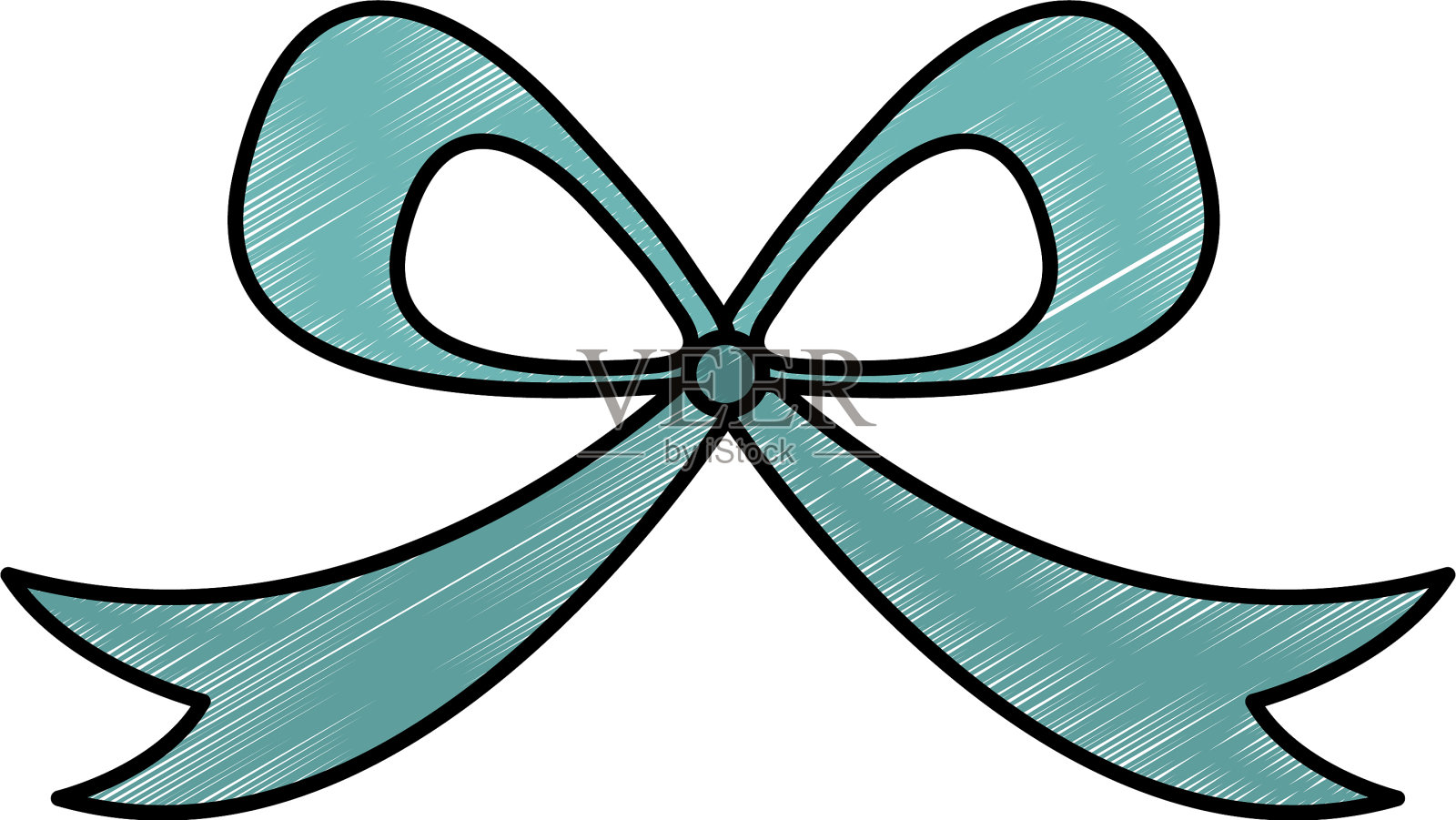 丝带装饰框图标设计元素图片