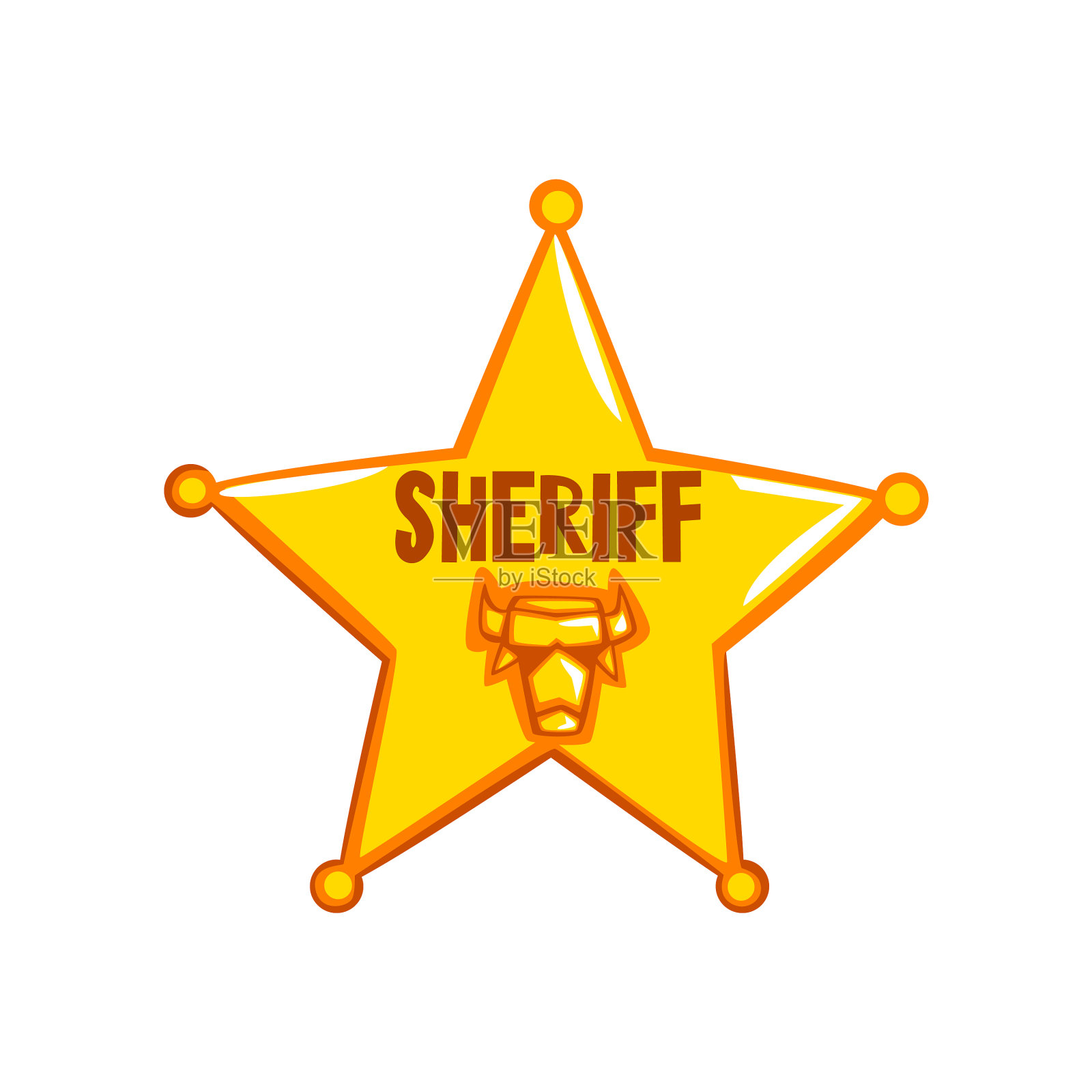 金警长星徽美国正义的象征设计元素图片