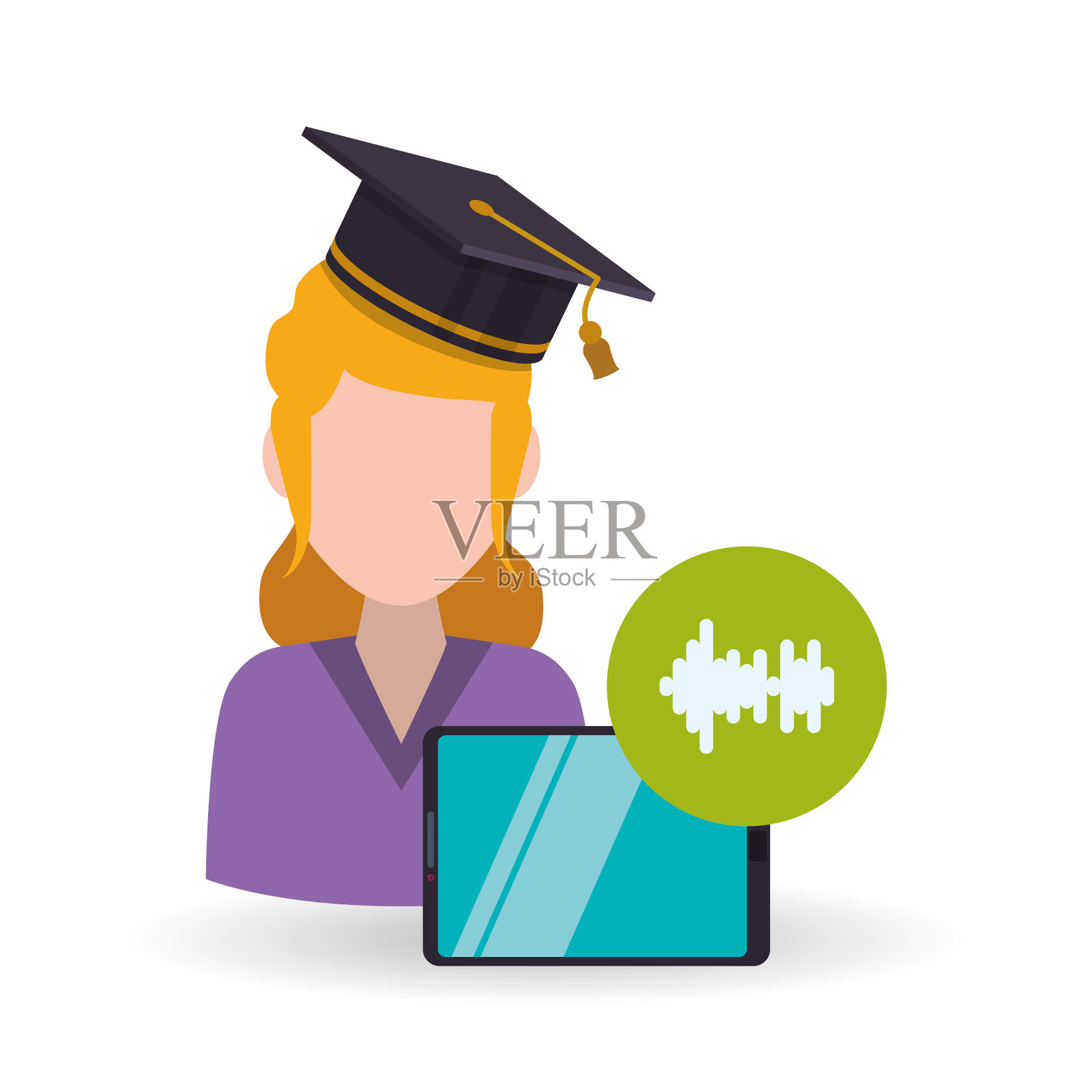 E-learning设计教育图标孤立设计元素图片