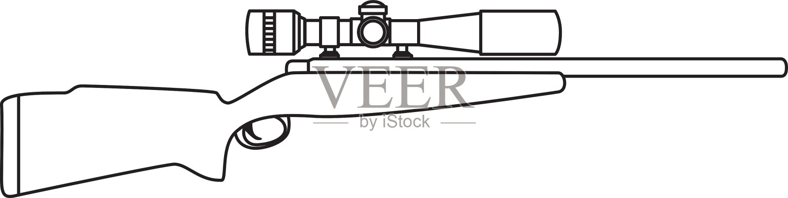 步枪枪支武器设计元素图片