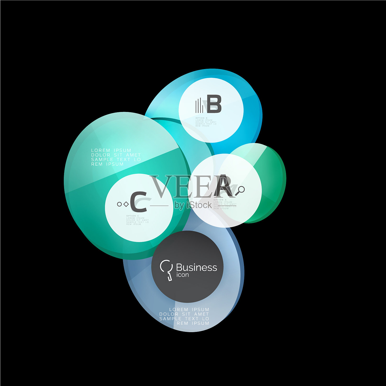 几何抽象信息图形横幅模板插画图片素材