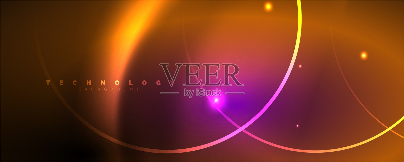 闪亮的霓虹灯暗带抽象背景插画图片素材