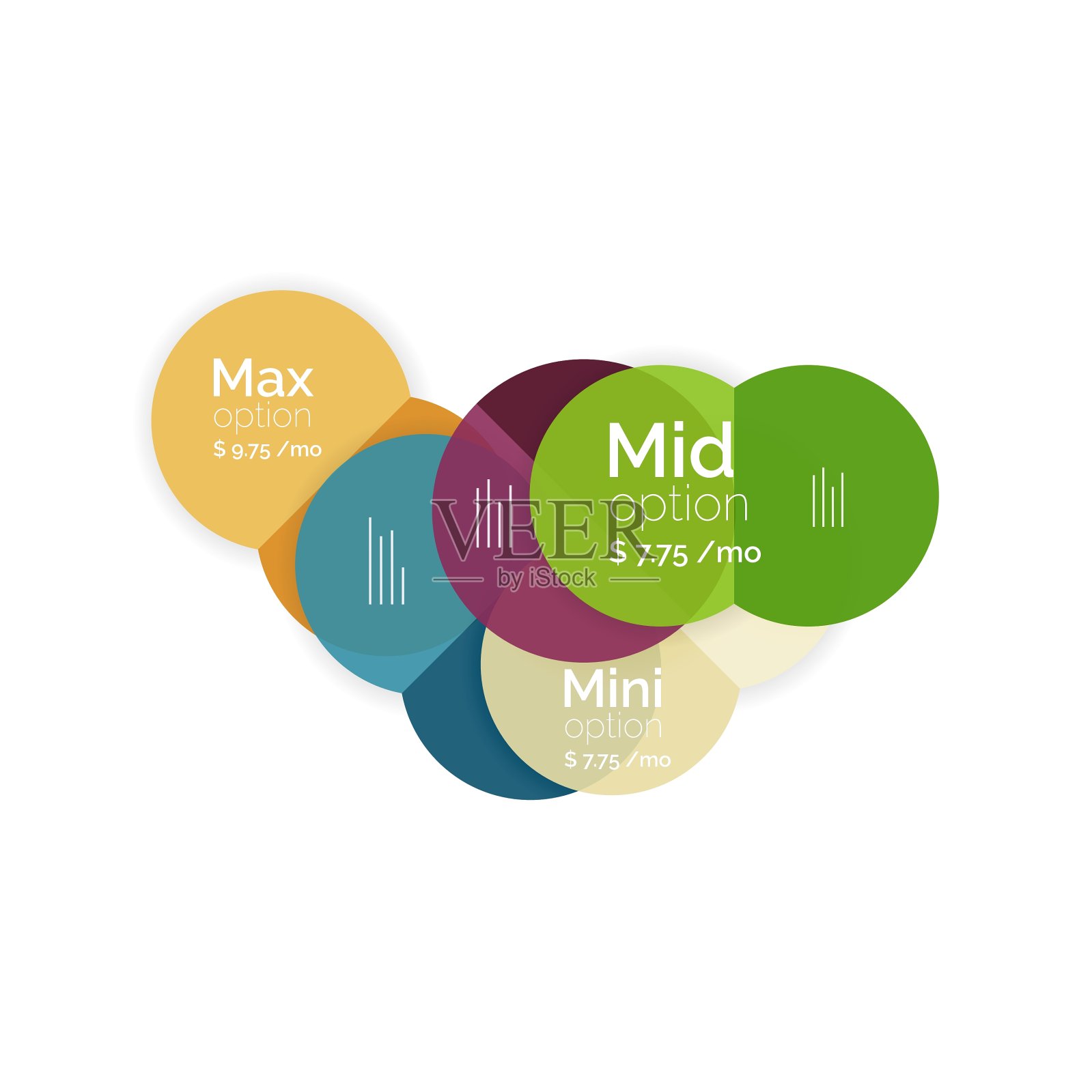 循环业务选项图设计元素图片