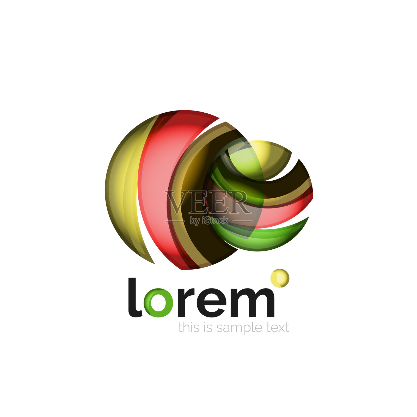 几何收敛商业图标设计元素图片