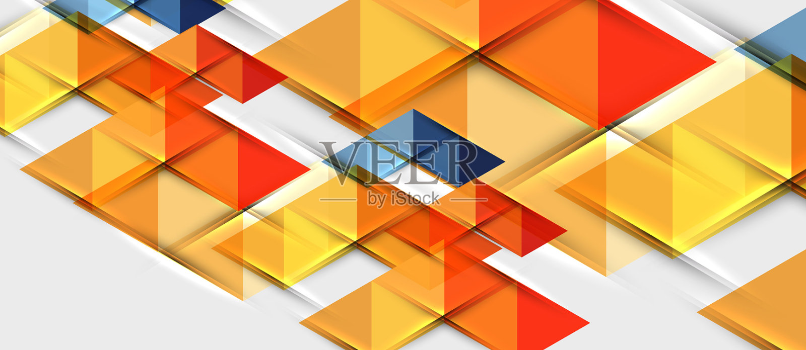 三角形几何现代商业表示插画图片素材