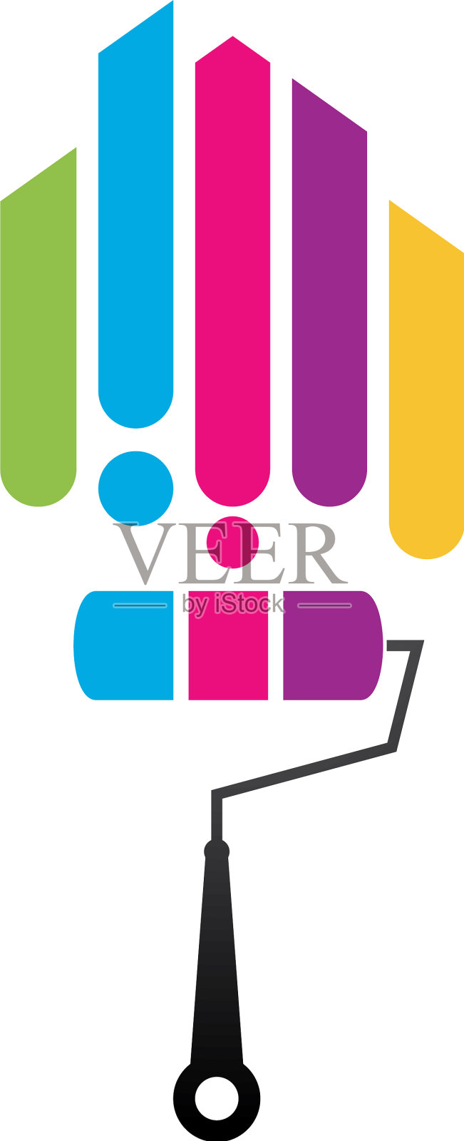 油漆标志模板图标设计元素图片