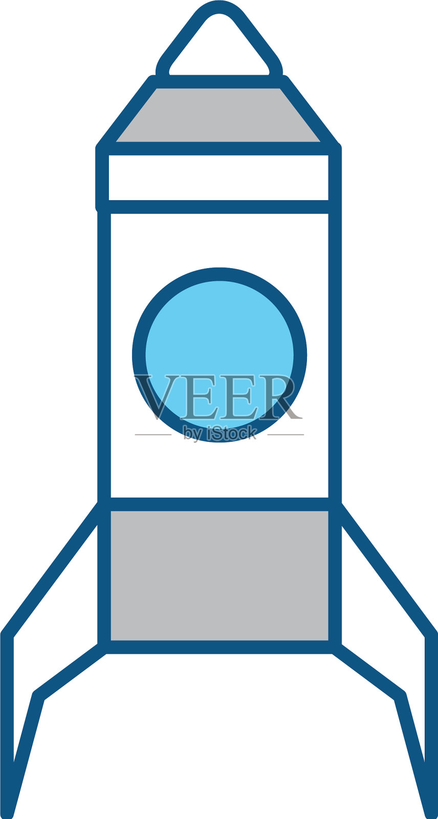 火箭飞船的象征设计元素图片