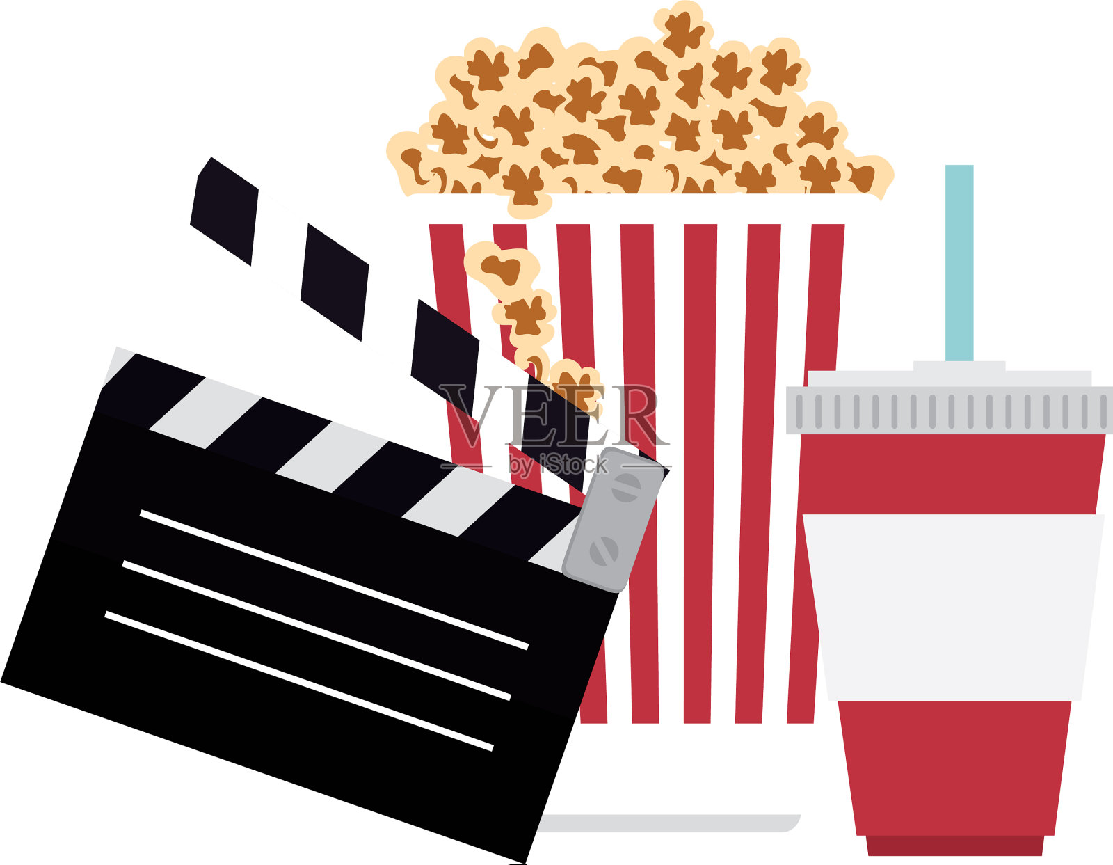 电影娱乐套装图标图标素材