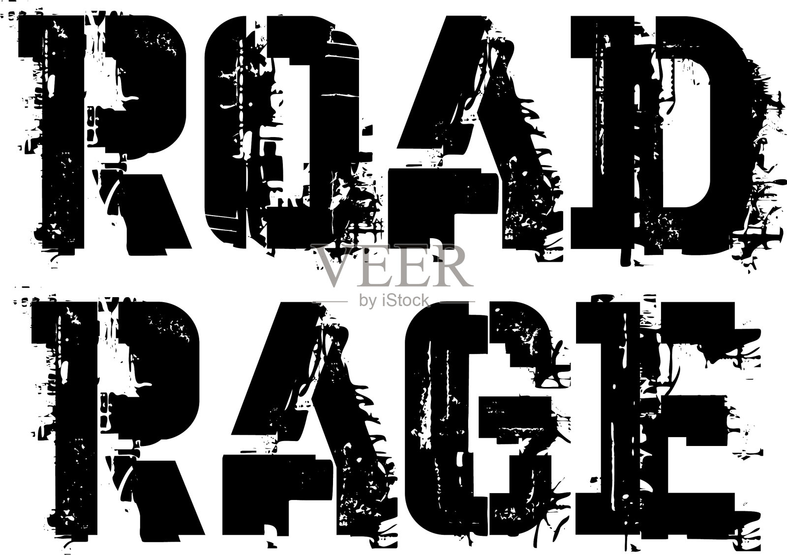 道路愤怒印刷邮票设计元素图片