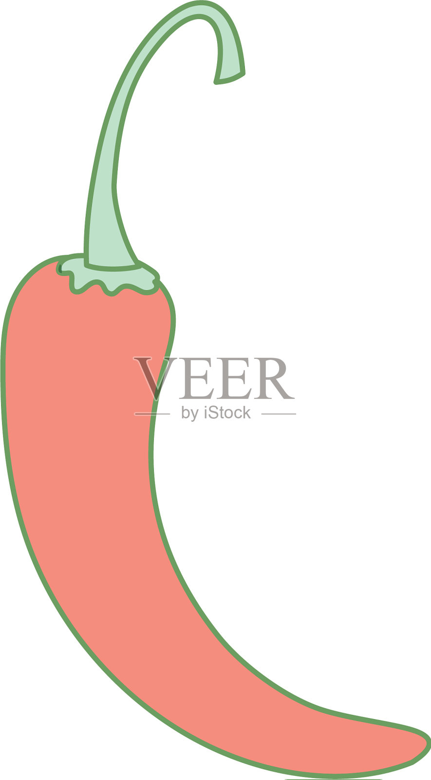 辣椒是天然营养蔬菜设计元素图片